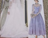 1248 VINTAGE VOGUE Misses Sz 12 Wedding Gown and Bridesmaid Dress Pattern - $21.49