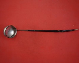 Scottish Georgian Sterling Silver Toddy Ladle with Twisted Horn Handle 14 1/2&quot; - $484.11
