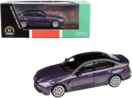2020 BMW M3 G80 Twilight Purple Metallic with Black top 1/64 Diecast Model Car  - £18.33 GBP