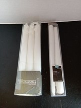 Lot of 8 Vintage Taper Candles White Assorted Colors All New - £7.64 GBP