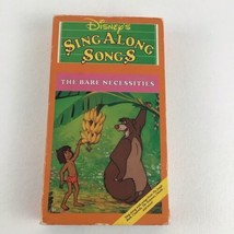 Disney Sing Along Songs VHS Tape The Bare Necessities Jungle Book Vintage 1993 - £19.71 GBP