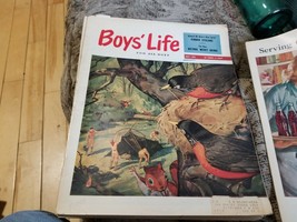 Vintage Boys&#39; Life Magazine - May 1952 - Boy Scouts setting up Tent cover - £7.88 GBP