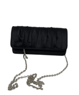 RSVP Women&#39;s Black Fabric Evening Bag Clutch with Chain - $175.41 MXN