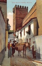 Sevilla Andalousie Spain~Calle De JUDERIA-JEWISH Road Postcard - £8.73 GBP