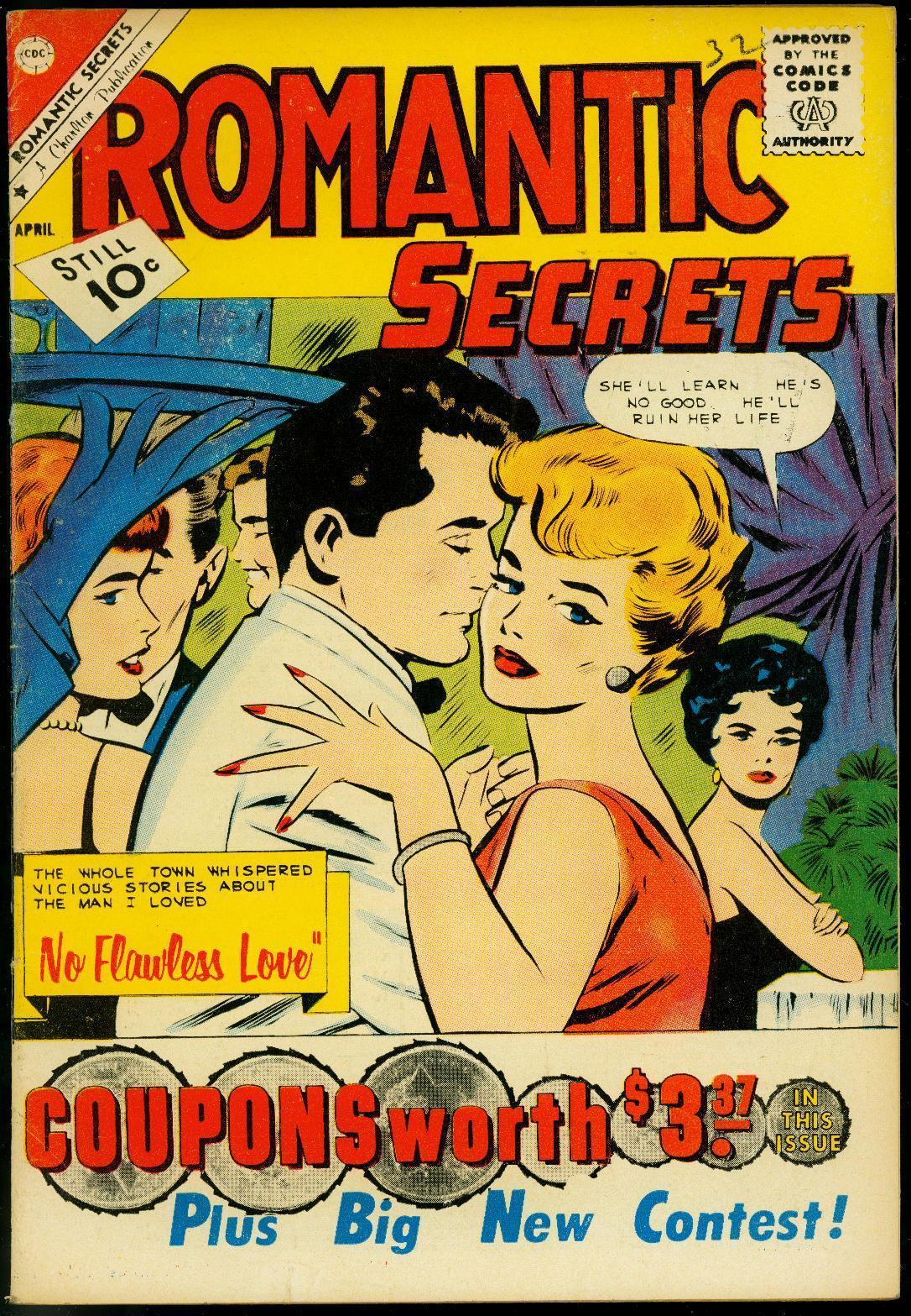 Romantic Secrets #32 1961- Charlton Romance comic- FN - $37.83
