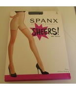 Spanx High Waisted Shaping Shears Size E Very Black Style 914 20 Denier - $27.14 CAD