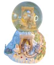 Disney Waterglobe Whistle While You Work 7 Dwarfs 2003 Glitter Snow Globe LENOX - £11.77 GBP