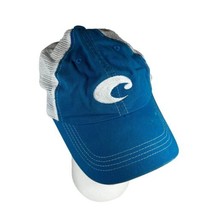Costa Del Mar Blue Mesh Back Adjustable Hat Cap Sunglasses Company Promo - $14.01