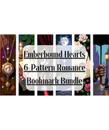 Emberbound Hearts | 6-Pattern Romance Bookmark Bundle | Cross Stitch PDF - $14.99
