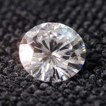 Certified Moissanite Loose Stone - Round Cut White D Colour - Sizes 4 To 11 Mm - £12.10 GBP+