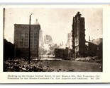 Blowing up Grand Central Hotel 1906 San Francisco CA UNP Unused UDB Post... - $7.87