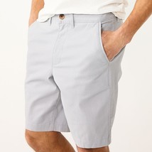 Men&#39;s Sonoma Goods For Life 5&quot; Flexwear Flat-Front Shorts, Size: 33, Light Gray - £14.70 GBP