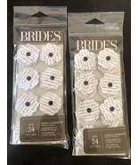 48 self-adhesive Paper Flowers Brides Magazine Wedding Collection Embell... - $160.12 MXN