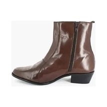 24855-221 Men's Stacy Adams Santos Side Zip Boot Soft Leather Cognac image 4