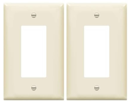Wallplate 1-Gang Nylon, Light Almond - Leviton Midway #PJ26-T Decora (2-... - €0,85 EUR