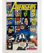 Avengers #329 Marvel Comics 1990 Larry Hama, New Team - $5.63