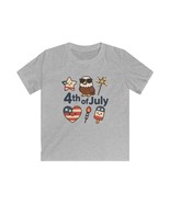 Kids 4th of July Softstyle Tee - Cute Patriotic Design - $20.83