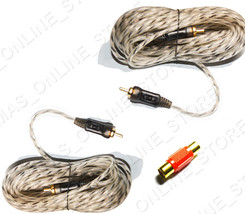 SAME CART CAMERA PURCHASE 50&#39;CABLE UPGRADE ** TWO 25&#39; VIDEO CABLE WITH C... - $23.99