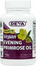 DEVA Vegan Vitamins Vegan Evening Primrose Oil  Vcaps, 90-Count Bottle - £16.07 GBP