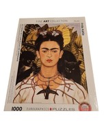 Frida Kahlo 1000-Piece Puzzle – Self Portrait Thorn Necklace EuroGraphic... - $237.76 MXN