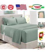 1800 Thread Count Sage Green Full Size Sheets - Deep Pocket for Ultimate... - $1,033.75 MXN