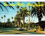 Typical Residential Street View Beverly Hills California CA Chrome Postc... - $1.93