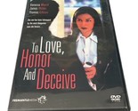 To Love, Honor and Deceive (DVD, 2007) – Lifetime Suspense Drama - $8.10