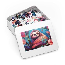 Jigsaw Puzzle in Tin, Sloth, awd-355, Personalised/Non-Personalised (30, 110, 25 - £28.22 GBP+