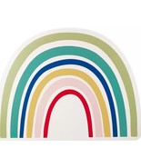 Set of 2 Kitchen Vinyl Non Clear Placemats(15&quot;x11.5&quot;)MULTICOLOR RAINBOW ... - $13.85