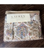 VTNG RARE LAUREN RALPH LAUREN MARAKESH RUG KING BEDSKIRT/DUST RUFFLE NIP... - €94,76 EUR