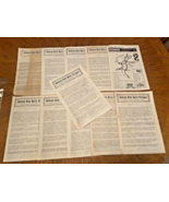 Jackson Hole Daily Villager Newspaper Set Lot 11 RARE 1970s Watergate Wy... - $280.14