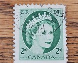 Canada Stamp Queen Elizabeth II 2c Used Richmond Circular Cancel 338 - $1.89