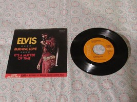 Elvis Presley  Burning Love   45 and Picture Sleeve   1972 - £7.47 GBP