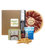 Spanish Tapas Gift Set-4-Pilar-(Iberico Ham, Acorn-Fed Pork Loin, cheese and bre - £94.98 GBP