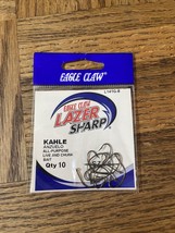 Eagle Claw L141G-8 Lazer Sharp Kahle Size 8-1ea pkg Of 10-Brand New-SHIP... - $274.84 MXN
