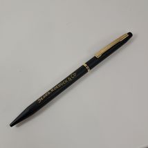 Vintage Sears Roebuck &amp; Co Pen ball point Centennial matte black gold lo... - $17.00