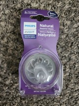 Philips Avent Natural Response Nipple  Baby Bottle Nipple 2 Pack 1M+ Sealed - $8.66