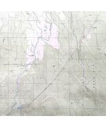Map Reed Pond Maine 1988 Topographic Geological Survey 1:24000 27 x 22&quot; ... - $62.73 CAD