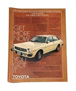 Vintage 1978 Toyota Corolla SR-5 Liftback Magazine Print Ad Full Color 8... - $6.62