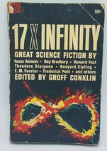 17X Infinity ~ Dell 7746 1963 Ed Groff Conklin ~ Asimov Kipling Pohl Bradbury - £3.87 GBP