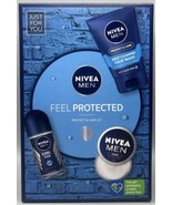 Nivea Men&#39;s 3 Piece Feel Protected Protect &amp; Care Kit Face Wash Deodoran... - $13.00