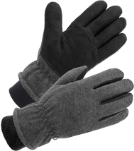 SKYDEER Update Super Soft Winter Gloves, Thermal Deerskin Suede Leather ... - $26.29