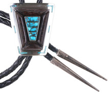 Dudley Yazzie Navajo Sterling, Cobblestone turquoise, ironwood, and Channel inla - £391.75 GBP