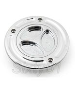 Chrome Gas Cap Kawasaki ZX6R 2000-2013 2014 2015 2016 2017 2018 Fuel Tan... - $58.00