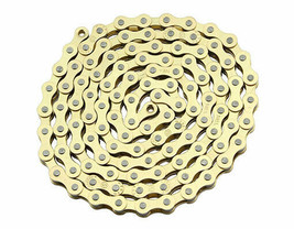 ORIGINAL YBN Chain 1/2x1/8x112 1/Speed Gold for Bike Parts - £15.56 GBP