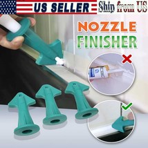 3Pcs Glue Nozzle Scraper Caulking Grouting Sealant Finishing Clean Remov... - £14.33 GBP