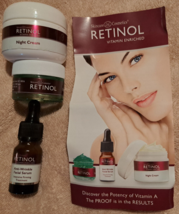 Retinol Anti-Aging Night Cream, Serum, Eye Gel Kit - £16.98 GBP