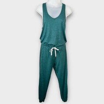 VUORI Lux Jumpsuit In Heathered Green Size XS loungewear comfy travel su... - $89.00