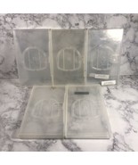 Sony PSP UMD Cases 5 pack Empty Replacement Storage media Cases with Art... - £10.08 GBP