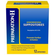 2/27 Preparation H Hemorrhoid Suppositories For Itching And Discomfort R... - $13.61